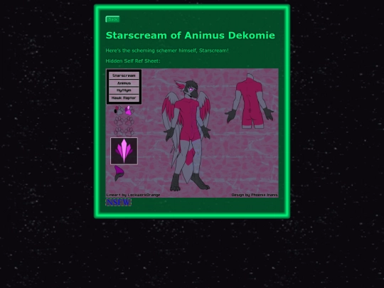 transformers/faeformers/characters/starscream-ad screenshot