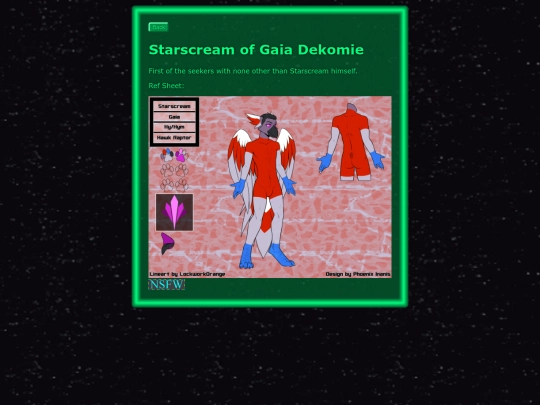 transformers/faeformers/characters/starscream-gd screenshot