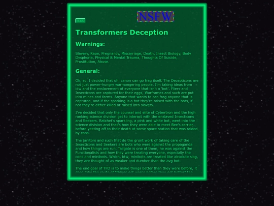 transformers/tfd screenshot