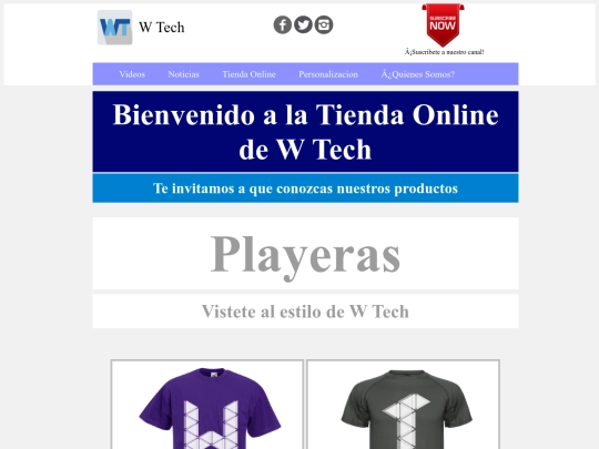tienda screenshot