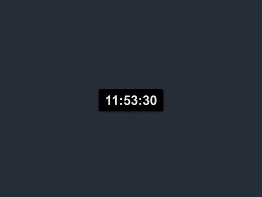 clock screenshot