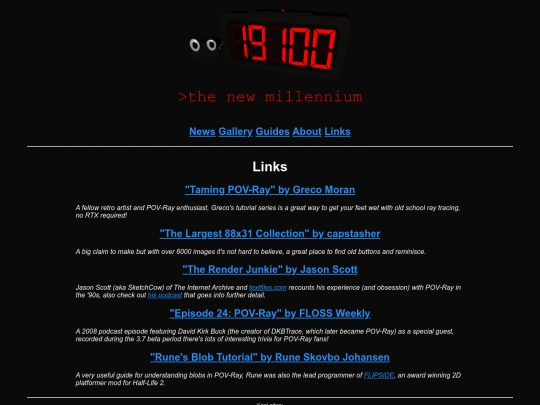links screenshot