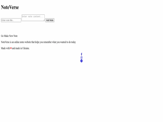 index screenshot
