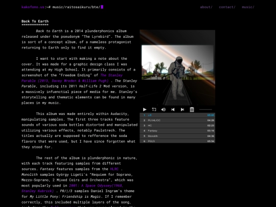music/raitosaikuru/bte screenshot