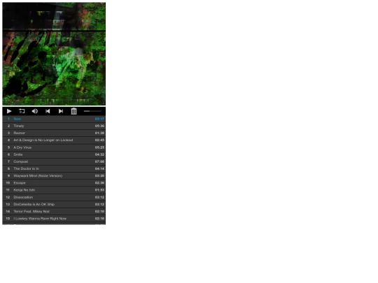 music/raitosaikuru/tge/album screenshot