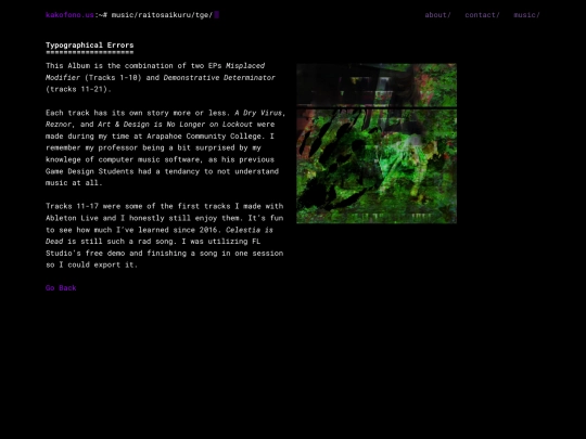 music/raitosaikuru/tge screenshot