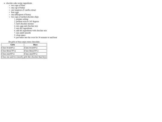 tablesandlist screenshot