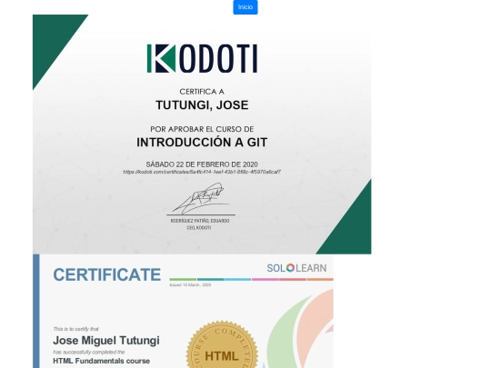 Mis-certificados screenshot