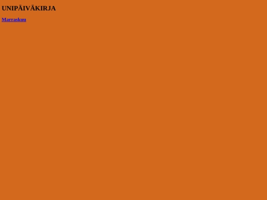 unipaivakirja screenshot