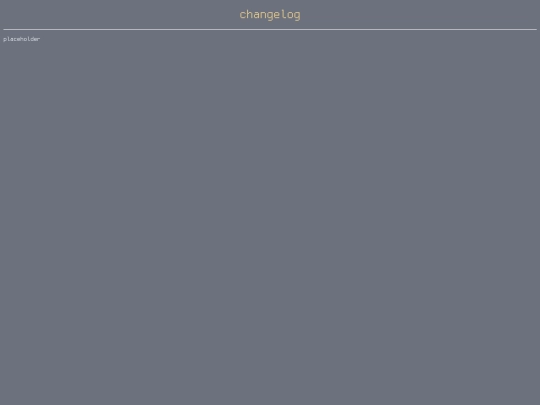 changelog screenshot