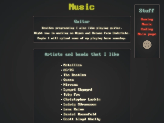 music screenshot