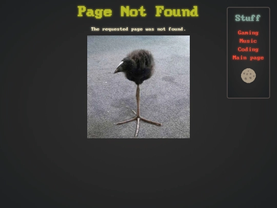 not_found screenshot