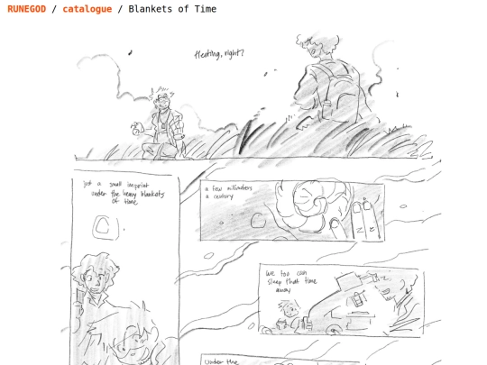 COMICS/blanketsoftime screenshot
