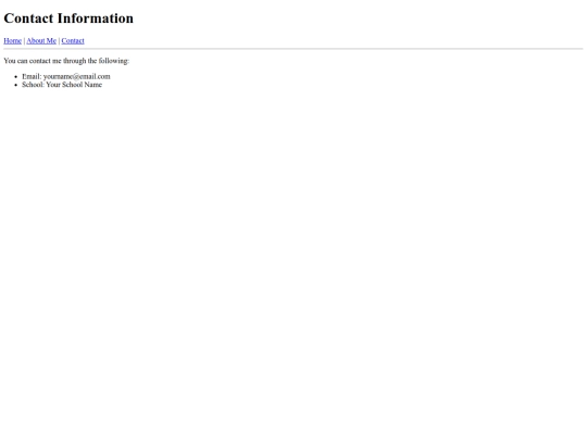 contact screenshot