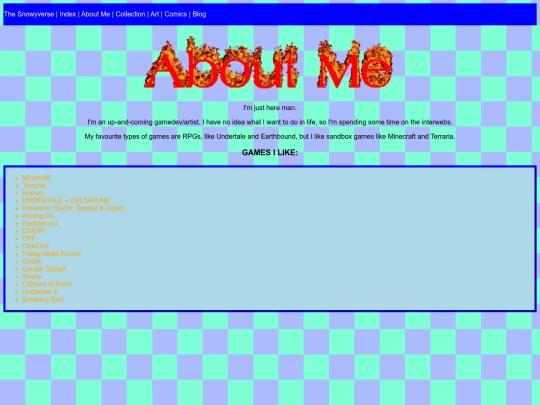 aboutme screenshot