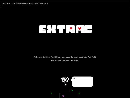 extras screenshot