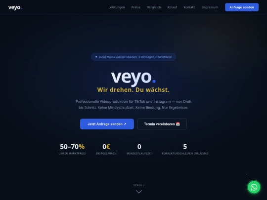 veyo website screenshot