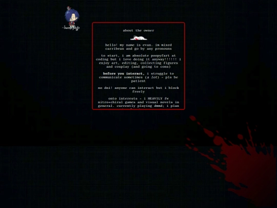 info screenshot