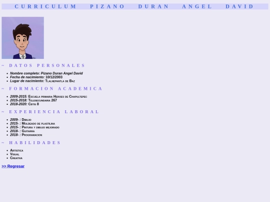 curriculum screenshot