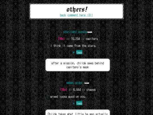 writing/others screenshot
