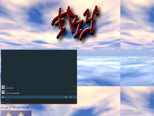 chatroom screenshot
