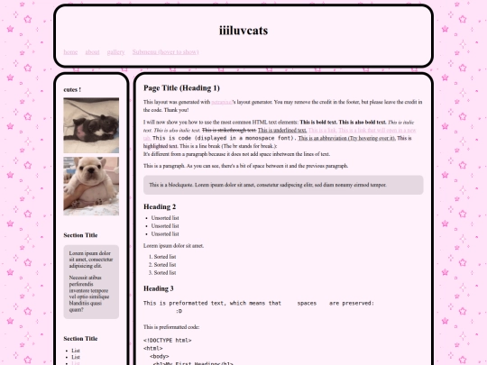 index screenshot