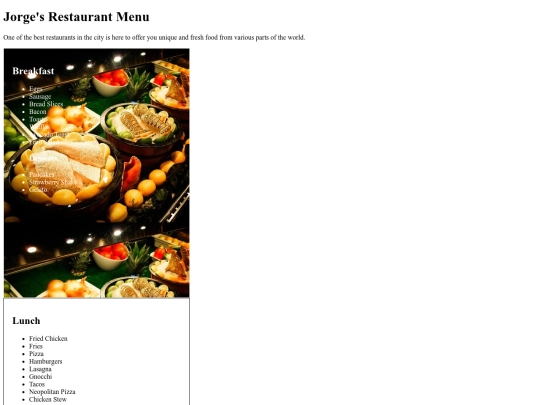 restaurant screenshot