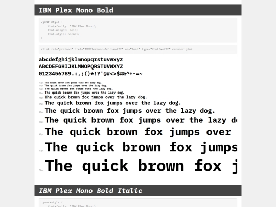 fonts/demo screenshot