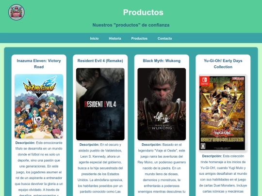 productos screenshot