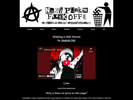 music-genres/against-me/wish screenshot