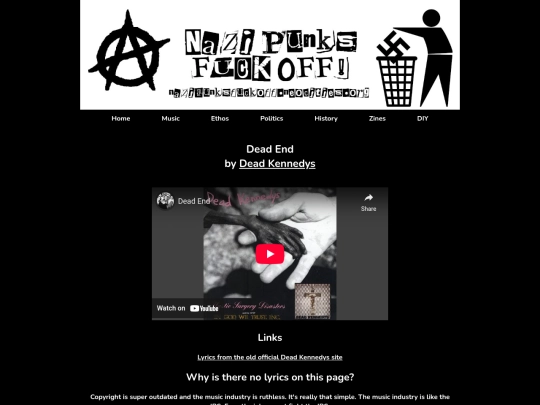 music-genres/deadkennedys/de screenshot