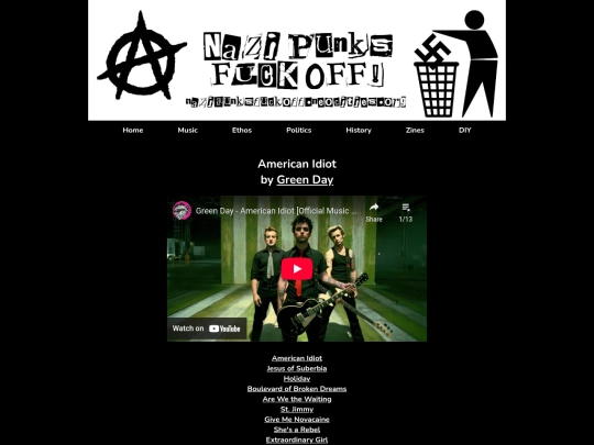 music-genres/green-day/american-idiot screenshot