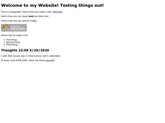 index screenshot
