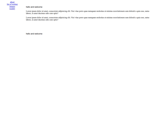 list screenshot