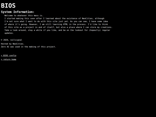 BIOS screenshot