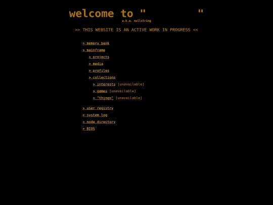 mainframe/collections screenshot
