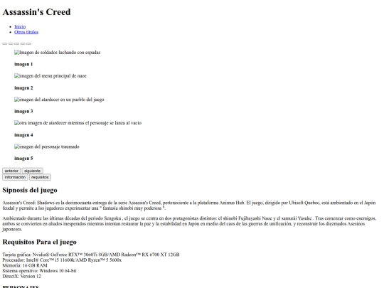 index screenshot
