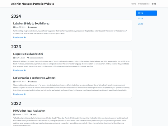 blog screenshot