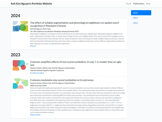publications screenshot