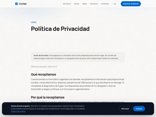 es-privacy screenshot