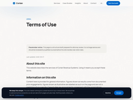 terms screenshot