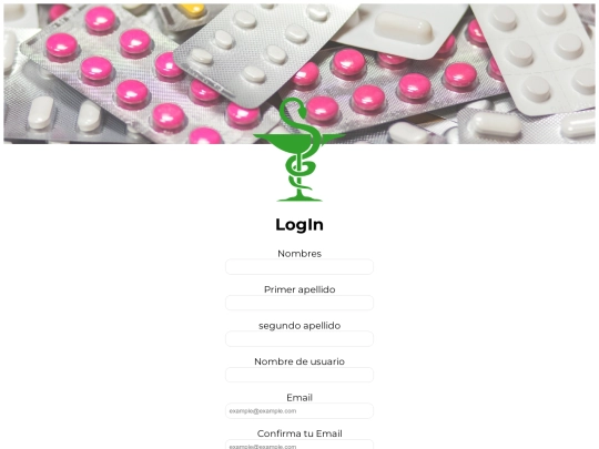 farmaOnline/singup screenshot