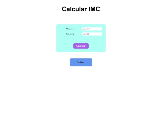introduccionJS/calculaIMC screenshot