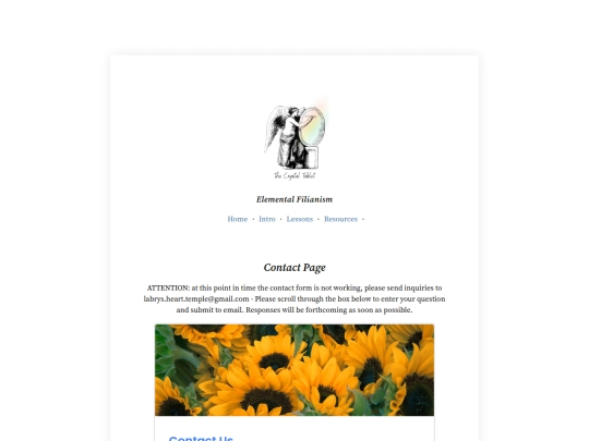 contact screenshot