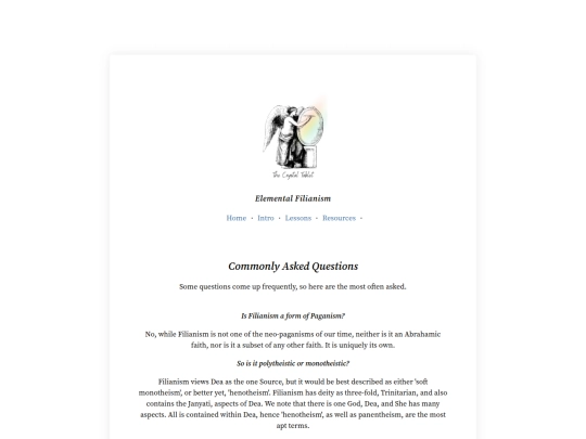 faq screenshot