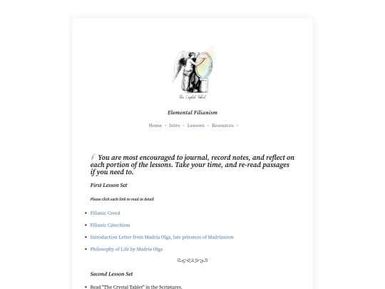 lessons screenshot