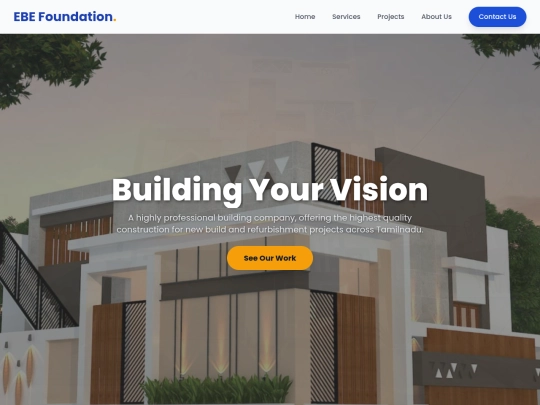 Ebe foundation screenshot