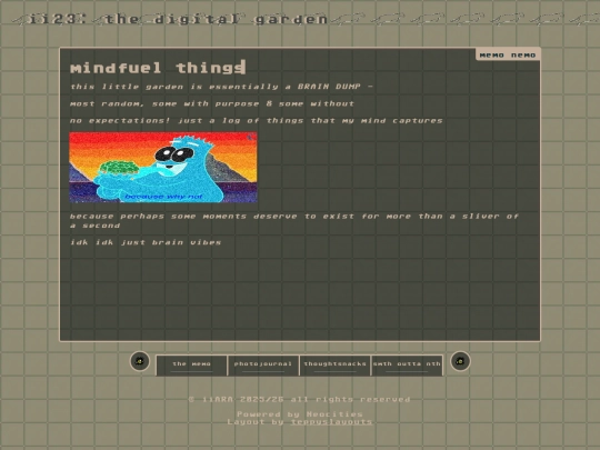 memos screenshot