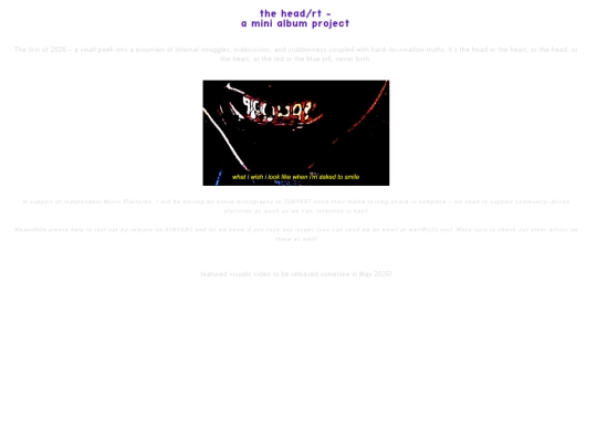 music/published_pages/theheadrt screenshot