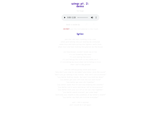 music/wingspt2 screenshot